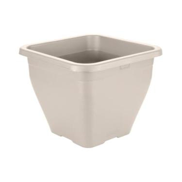 Imagem de Vaso De Plantas Grande Quadrado De Plástico Decoração Plantas Flores E Hortas (Areia)