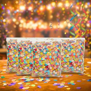 Imagem de Kit 10x Confete Carnaval 100g Colorido Festa Folia Decoração - Carnava