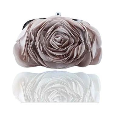 Imagem de Bolsa De Noite Floral Com Corrente, Pequena Carteira De Mão Para Festa