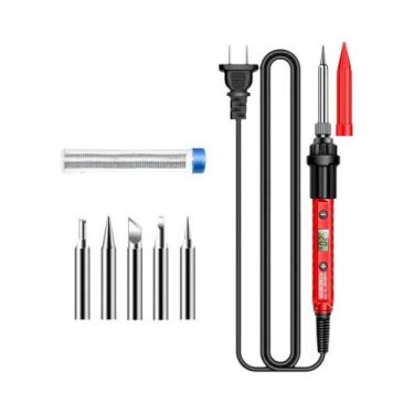Imagem de Kit De Ferro De Solda Elétrico Ajustável 110V 220V ANENG SL104 SL105 P