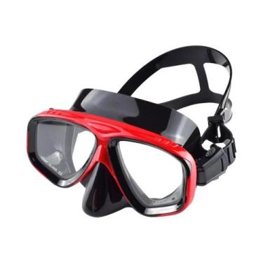 Imagem de Máscara De Snorkel De Silicone Com Visão Ampla, Óculos De Mergulho Com