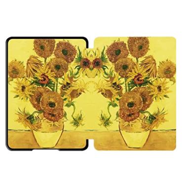 Imagem de Capa para Kindle Paperwhite antes de 2018, (modelo EY21 e DP75SDI), não é adequada para a 7ª geração Kindle-capa protetora à prova d'água com função de despertar/hibernação automática