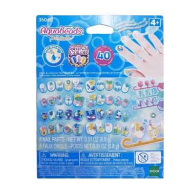 Imagem de Kit Aquabeads Refil Nail Studio Stars E Unicorns - Epoch