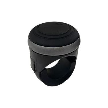 Imagem de Girador de volante, botões suicidas de rotação de 360 graus para volante, botões giratórios com superfície de silicone e rolamentos de metal, universal para carros, caminhões (1 peça)