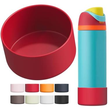 Imagem de Affute Bota de silicone para garrafa de água Owala 1,134 g, capa protetora antiderrapante para garrafas de água FreeSip/Twist/Flip, livre de BPA, a capa inferior do amortecedor protege as garrafas de