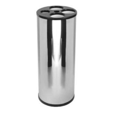 Imagem de Lixeira Copo Descartável Inox + Dispenser Copo Água/Café - JSN
