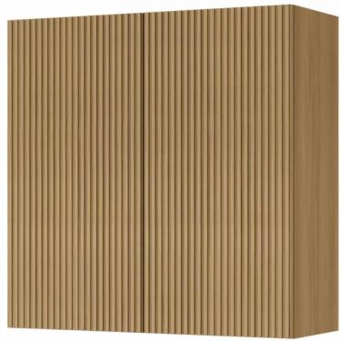 Imagem de Armário Aéreo Nesher Rainha Em Mdf 15mm Com 2 Portas E 1 Pra Nature