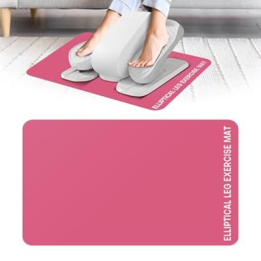 Imagem de Tapete elíptico embaixo da mesa – Equipamento de exercício antiderrapante para bicicleta Peloton, pequeno tapete de exercício para equipamento de treino de mesa