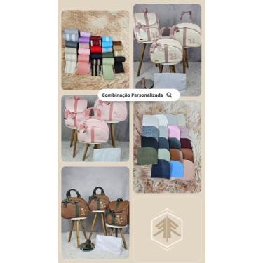 Imagem de KR RK Bolsas Maternidade Mala G, Mala M, Mochila Luxo Eleganc, Combina