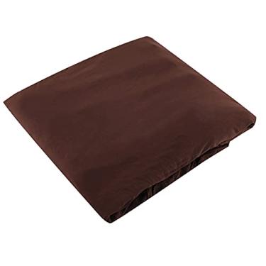 Imagem de Taruor L Forma a capa de sofá de canto 3 2 lugares móveis poliéster pretos tampa poliéster (café)