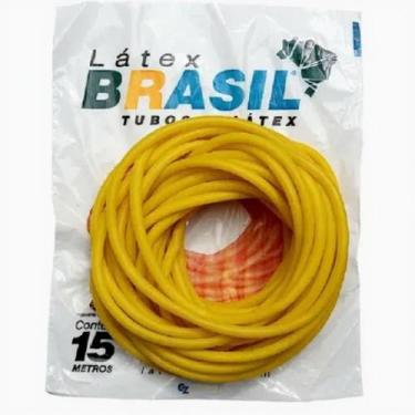 Imagem de Tubo de Látex Garrote N201 Pacote 15 metros Látex Brasil, Amarelo