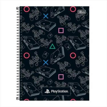 Imagem de Caderno Tilibra universitário 1M playstation 80 folhas