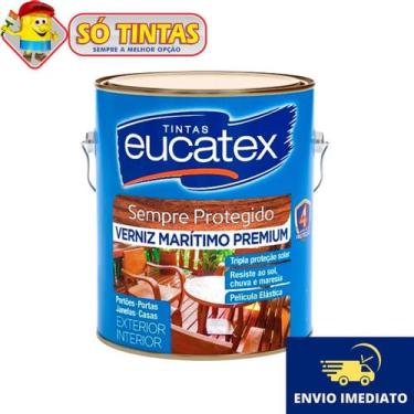 Imagem de Verniz Marítimo Premium Acetinado Eucatex Natural 3,6 L