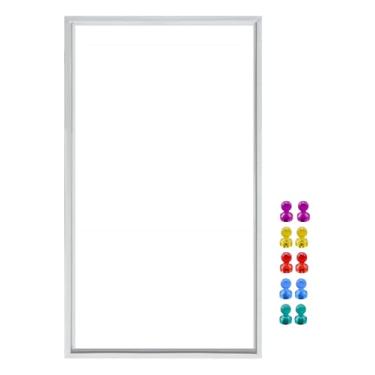 Imagem de Gaxeta de porta de freezer de geladeira 79,2 cm x 151,7 cm Apto para Frigidaire Montgomery Wards White-Westinghouse Tappan Kelvinator Gibson Kenmore, substituição de vedação de porta de freezer branco
