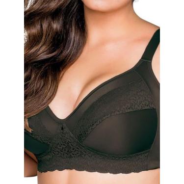 Imagem de Sutiã Sustentação Dilady 124131 Plus Size Sem Aro Sem Bojo Microfibra 