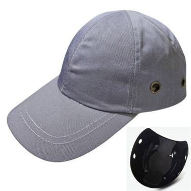 Imagem de Bone Com Capacete Epi Obra Segurança Do Trabalho Casquete Reparo Construçao Oficina Proteçao Resistente