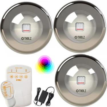 Imagem de KIT PDX1410n 3 LED PREMIUM INOX 316 10W RGB Piscina Tholz