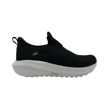 Imagem de Tênis olympikus intuit slip on ref:43418326 feminino, Preto, Branco, 3