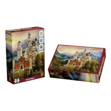 Imagem de Quebra-cabeça Para Montar 1000 Peças Castelo Magico - Grow
