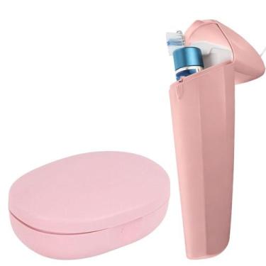 Imagem de Kit de Higiene Porta Escova de Dente Saboneteira Soft Ou com Tampa Por