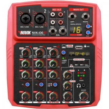 Imagem de Mesa De Som Mixer Novik NVK106BT Bluetooth USB Efeitos
