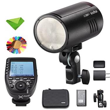 Imagem de Godox Flash AD100Pro AD100 Pro c/Xpro-C Flash Trigger, 100Ws 2.4G 1/8000 HSS, 0.01-1.5s Reciclagem, 360 Flashes de Potência Total, Bateria de 2600mAh, Suporte TTL/M/Multi-Funções