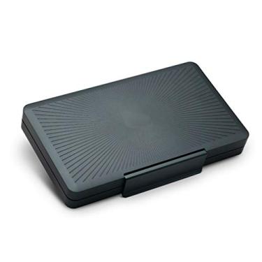 Imagem de Umidor de cigarro para viagem caixa portátil para charutos umidificador, caixa de armazenamento leve de liga de alumínio impermeável, hermética e durável – comporta 3/5 charutos – Ótimo presente para homens