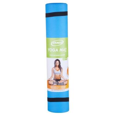 Imagem de Tapete Para Yoga em EVA, Azul, Evamax, 170x60cm