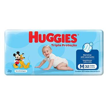 Imagem de Fralda Huggies Tripla Proteção Jumbo M 32 Unidades