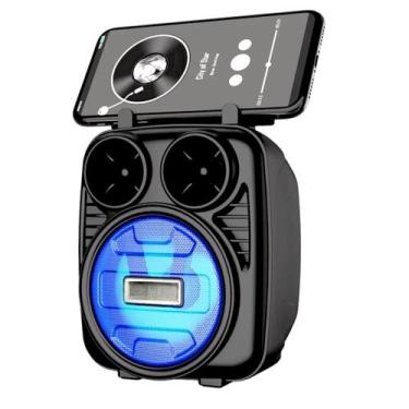 Imagem de Caixinha Musica Bluetooth Caixa Pequena Som Altomex, Preto