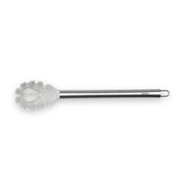 Imagem de Pegador Para Massa Tipo Concha Aço Inoxidável Base Silicone 33 cm Para