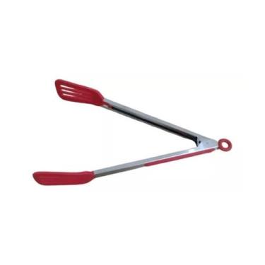 Imagem de Pinça Espátula Silicone Vermelho Mimo  SN23045 - Mimo Style