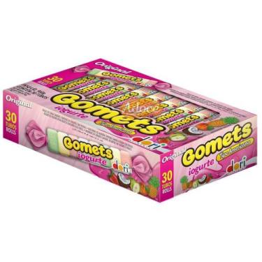 Imagem de Bala goma gomets tubo 30unx32g dori, IOGURTE