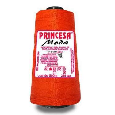 Imagem de Linha Princesa Moda Fio Grosso Cone com 500 Metros 100% Polipropileno 