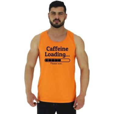 Imagem de Regata Clássica Masculina MXD Conceito Caffeine Loading, G, Laranja