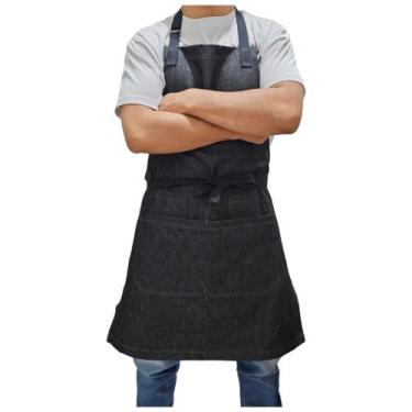 Imagem de Avental Jeans Professional Restaurante Cafeteria Chef Bar - JMS Aventa