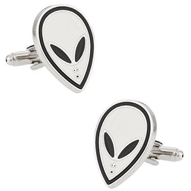 Imagem de Abotoaduras Alienígenas Cuff-Daddy com caixa de apresentação