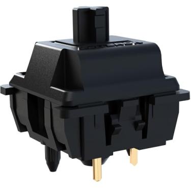 Imagem de GATERON Teclado Oil King V2 pré-lubrificado Linearr de 5 pinos para teclado mecânico MX Gaming (110 peças, Oil King)