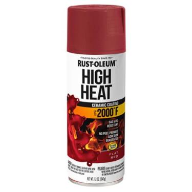 Imagem de Tinta Alta Temperatura Vermelho Fosco Rust Oleum 1093C  - Rust-Oleum