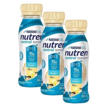 Imagem de Kit 3x Nutren Control 200ml - Baunilha - Nestlé - Nestle