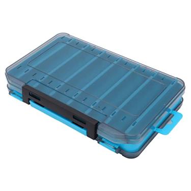 Imagem de Caixa de Isca Artificial de Dupla Face Ventilada Caixa Armazenamento Ranhura do Espaço Armazenamento Design Fish Lokaas para Organização AAS Material Plástico ()