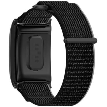 Imagem de MOTONG Pulseira de substituição compatível com WHOOP 4.0 – Pulseira de nylon Repalcement compatível com WHOOP 4.0 (preto + cinza)
