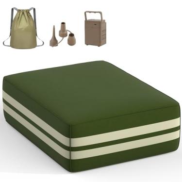 Imagem de CACSPS Sofá inflável para acampamento, viagens ao ar livre, quintal doméstico (pequeno individual)