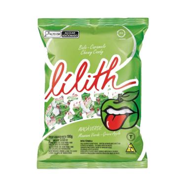 Imagem de Bala Lilith Maçã Verde 100g