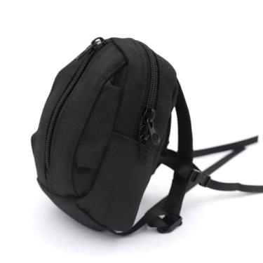 Imagem de RC Simulation Backpack Storage Bag Luggage Bag Handbag Decoration for LOSI 1/4 Promoto-MX Motorcycle Upgrade Parts Accessories (Black)