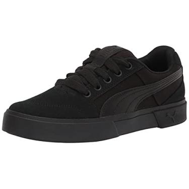 Imagem de PUMA Tênis masculino C Rey Sd com cadarço casual - preto, Preto, 41