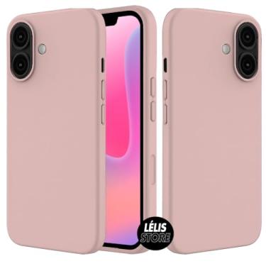Imagem de Capa Capinha Anti Impacto Para iPhone 16 Silicone Aveludado Premium (ROSA AREIA)