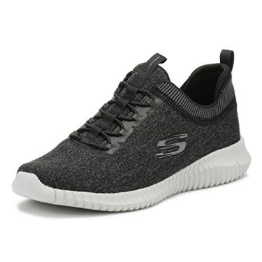 Imagem de Skechers Tênis esportivo masculino Elite Flex Hartnell Fashion, Preto/cinza, 9.5