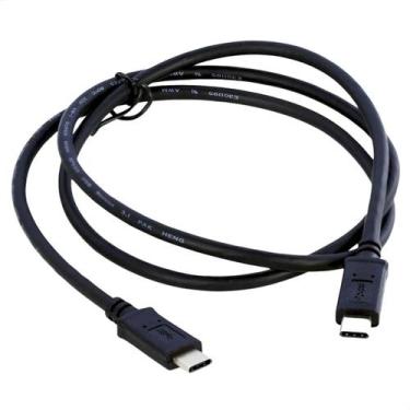 Imagem de Kit com 10 Cabo USB Tipo C para USB TIpo C - 1 Metro - CIRILO CABOS
