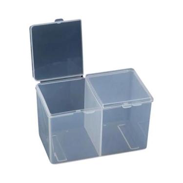 Imagem de Caixa De Armazenamento Para Unhas Com Dupla Grelha, À Prova De Poeira,